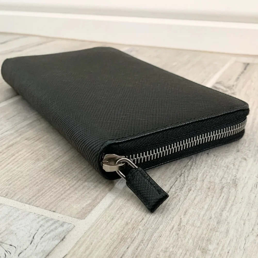 Prada Black Saffiano Leather XL Organizer Wallet - Picture 5 of 12